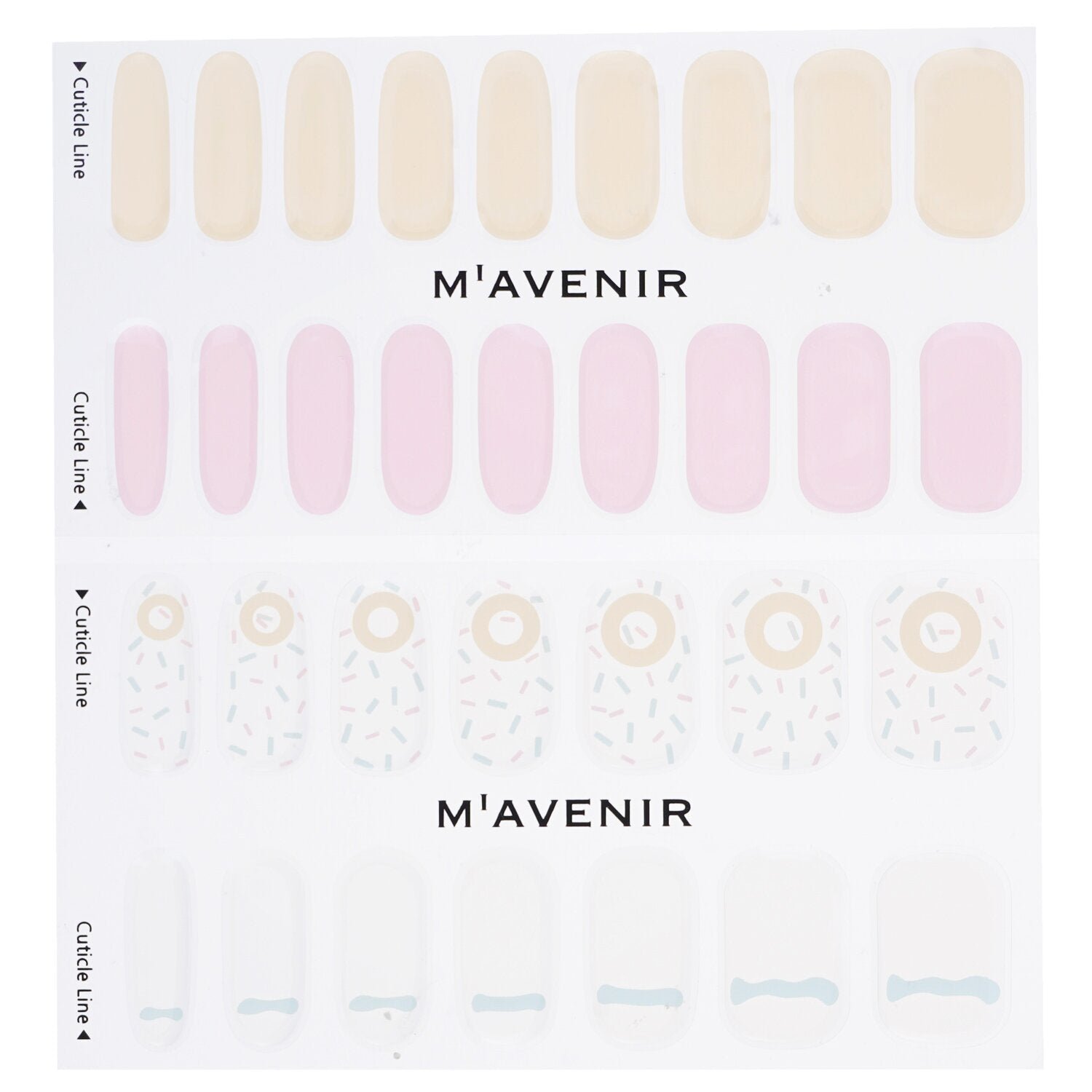 Nail Sticker (Assorted Colour) - # Sugar Glaze Nail MHA-00085 / 026903 Exp Date:11/22/2025 من Mavenir - صورة 2