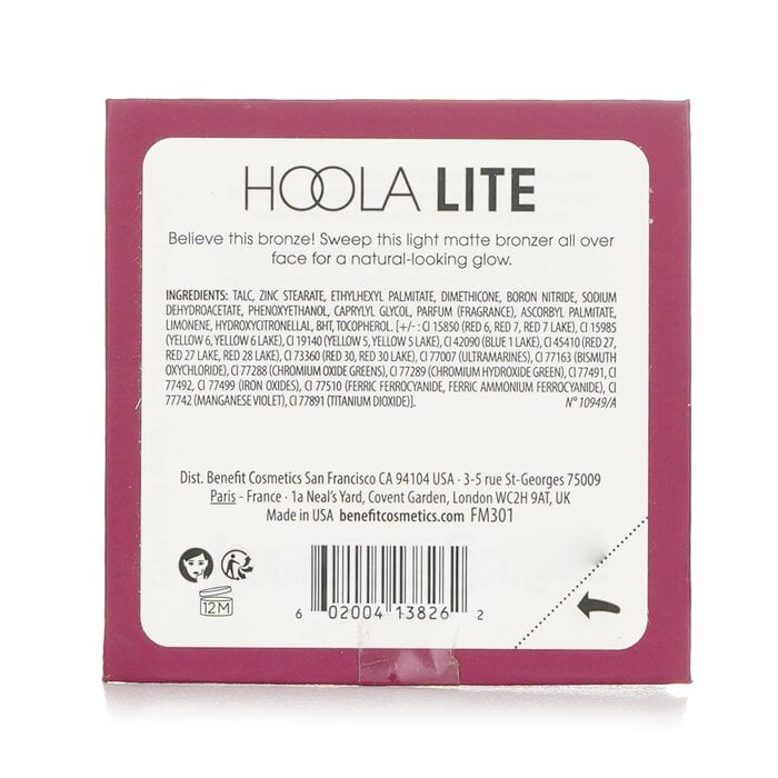 برونزر هولا لايت مات - # Hoola Lite 8g/0.28oz من Benefit - صورة 3