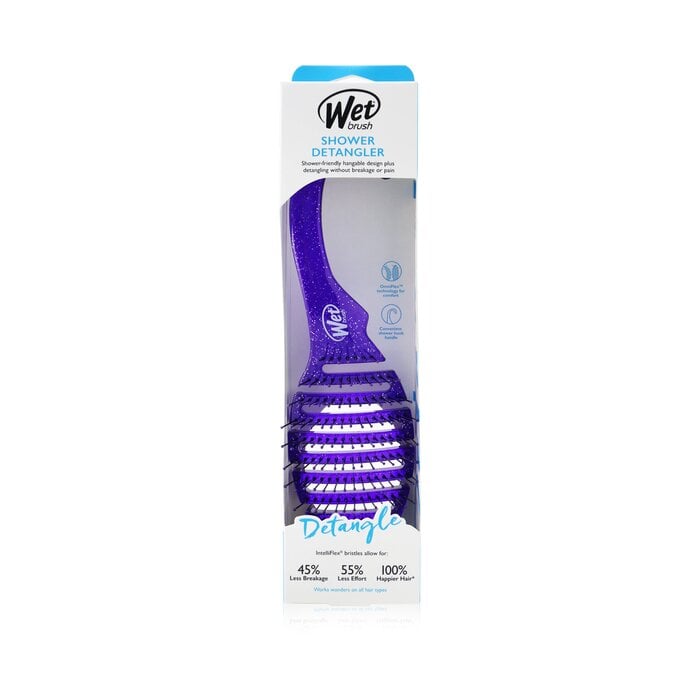 Shower Detangler - # Purple Glitter 1pc by Wet Brush - Image 2
