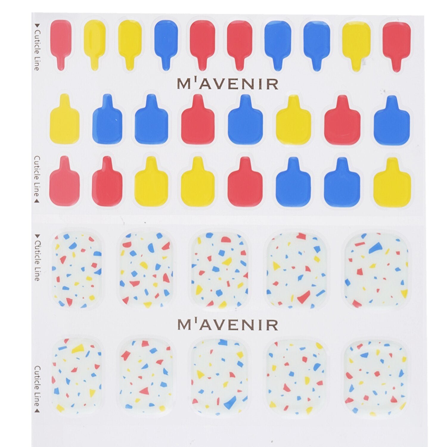 Nail Sticker (Assorted Colour) - # Sprinkle Cereal Pedi by Mavenir - Image 2