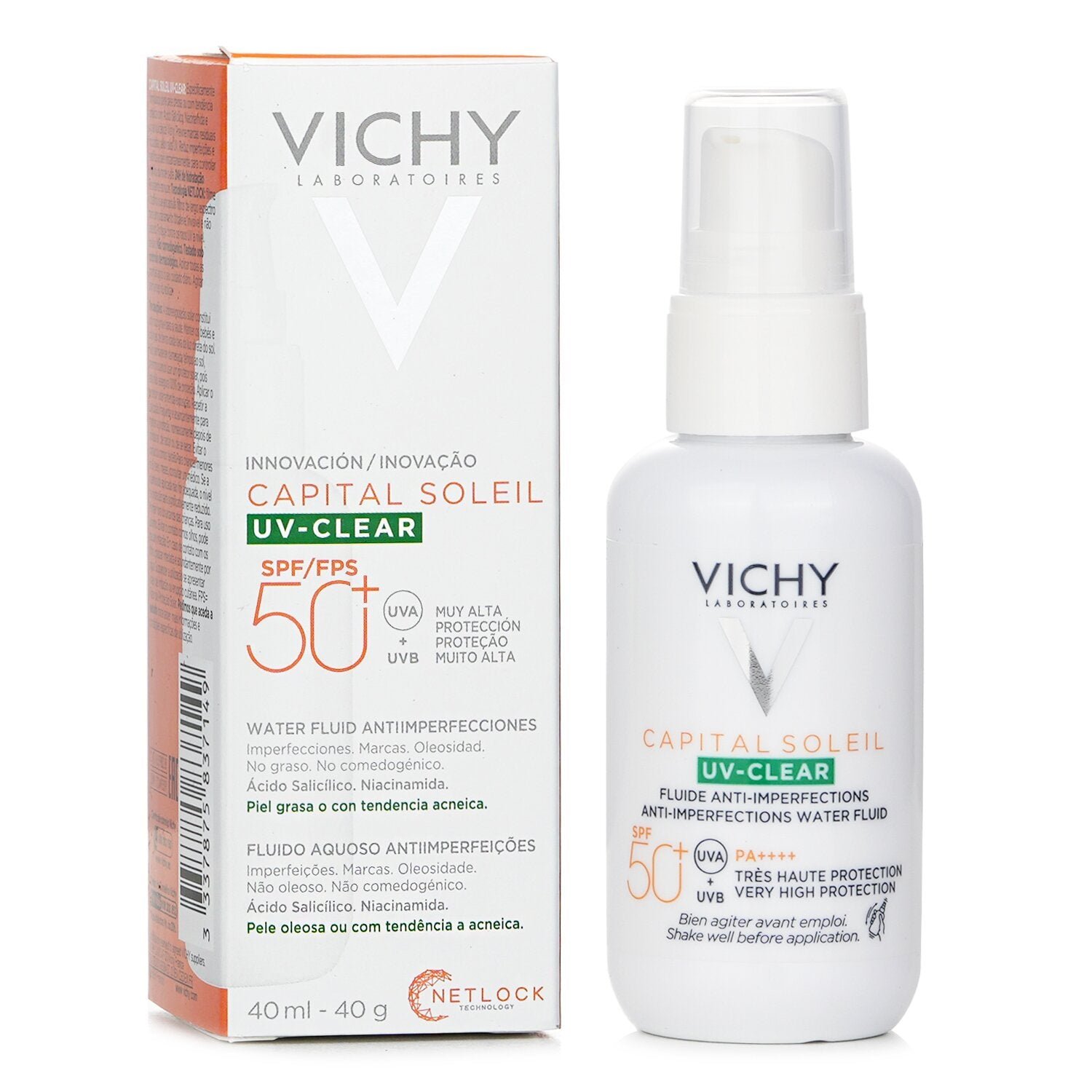 Capital Soleil UV Clear Anti Imperfections Water Fluid SPF 50 (For All Skin Types) by Vichy - Image 2
