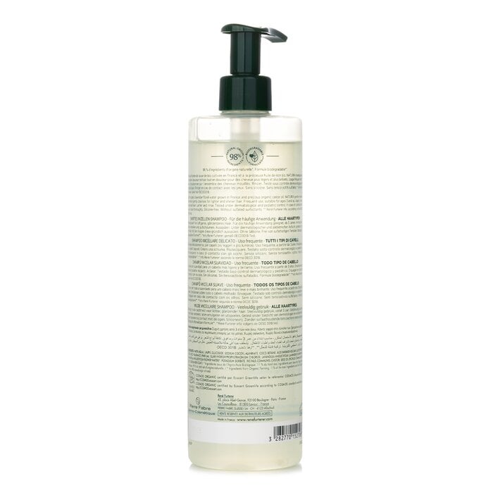 شامبو ناتوريا اللطيف الميسيلي الاحترافي لجميع أنواع الشعر 600ml/20.2oz من Rene Furterer - صورة 3