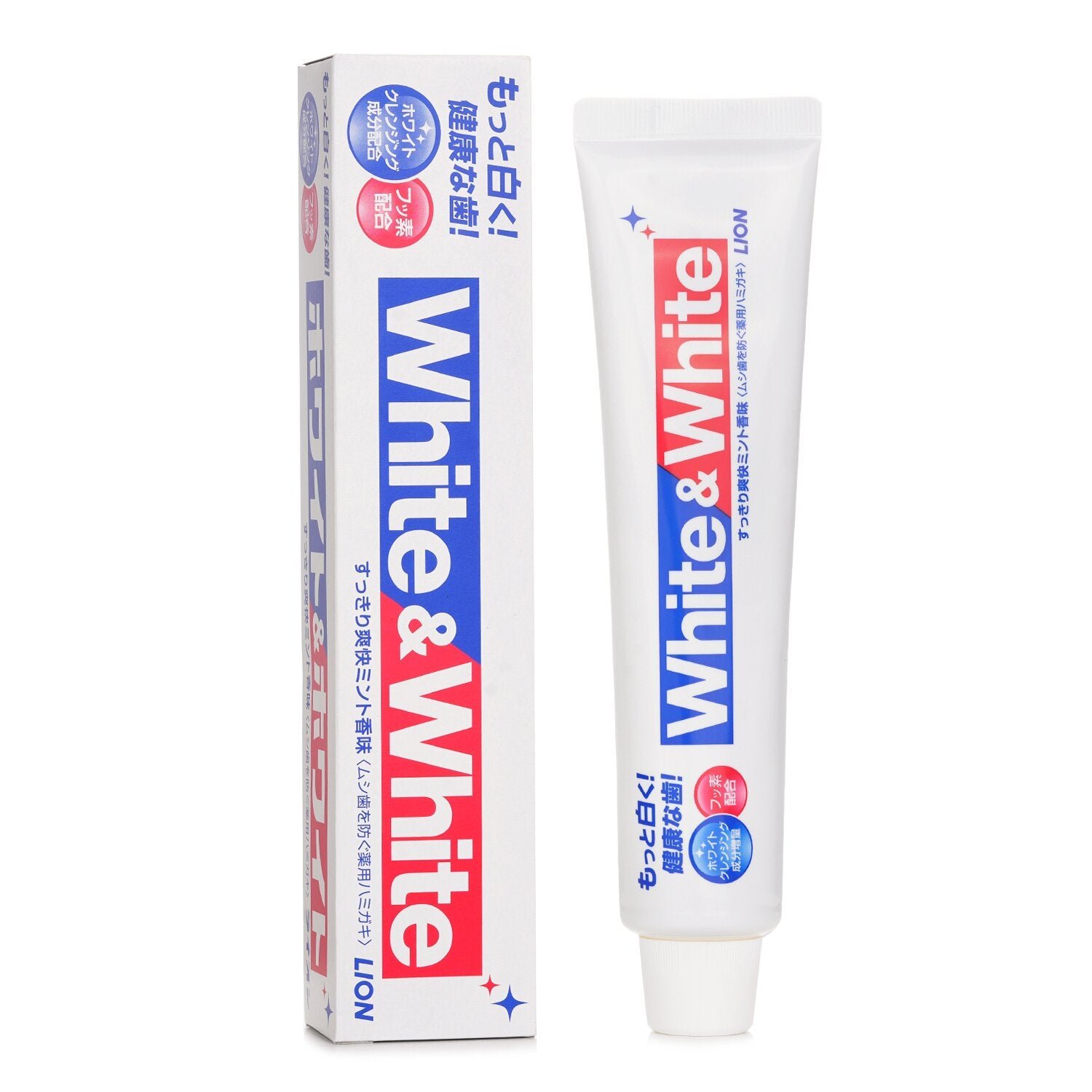 White & White Enzyme Whitening Toothpaste من Lion - صورة 2