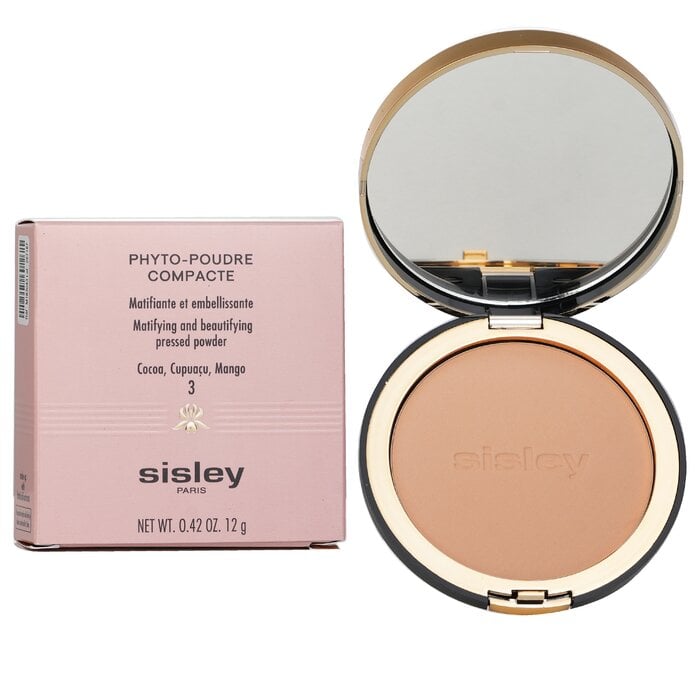 Phyto Poudre Compacte Matifying and Beautifying Pressed Powder - # 3 Sandy 12g/0.42oz by Sisley - Image 2
