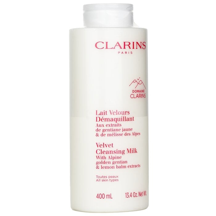 حليب منظف مخملي بالجينتيان الذهبي الألبي ومستخلص بلسم الليمون 400ml/13.4oz من Clarins - صورة 2