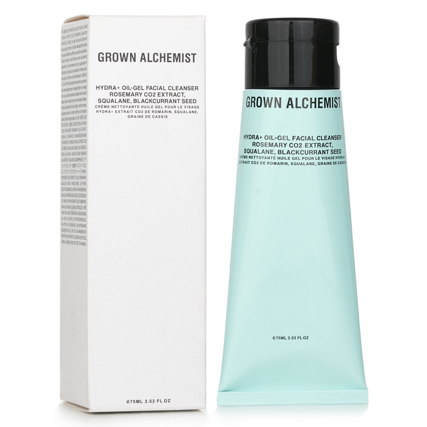 Hydra+ Oil-Gel Facial Cleanser - Rosemary CO2 Extract, Squalane, Blackcurrant Seed by Grown Alchemist - Image 2