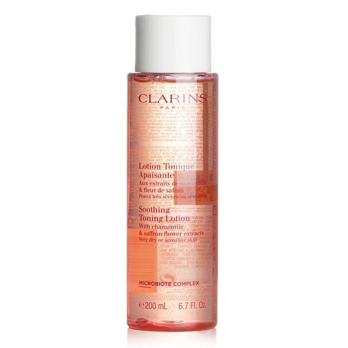 Soothing Toning Lotion with Chamomile & Saffron Flower Extracts - Very Dry or Sensitive Skin (Box Slightly Damaged) 200ml/6.7oz by Clarins - Image 1