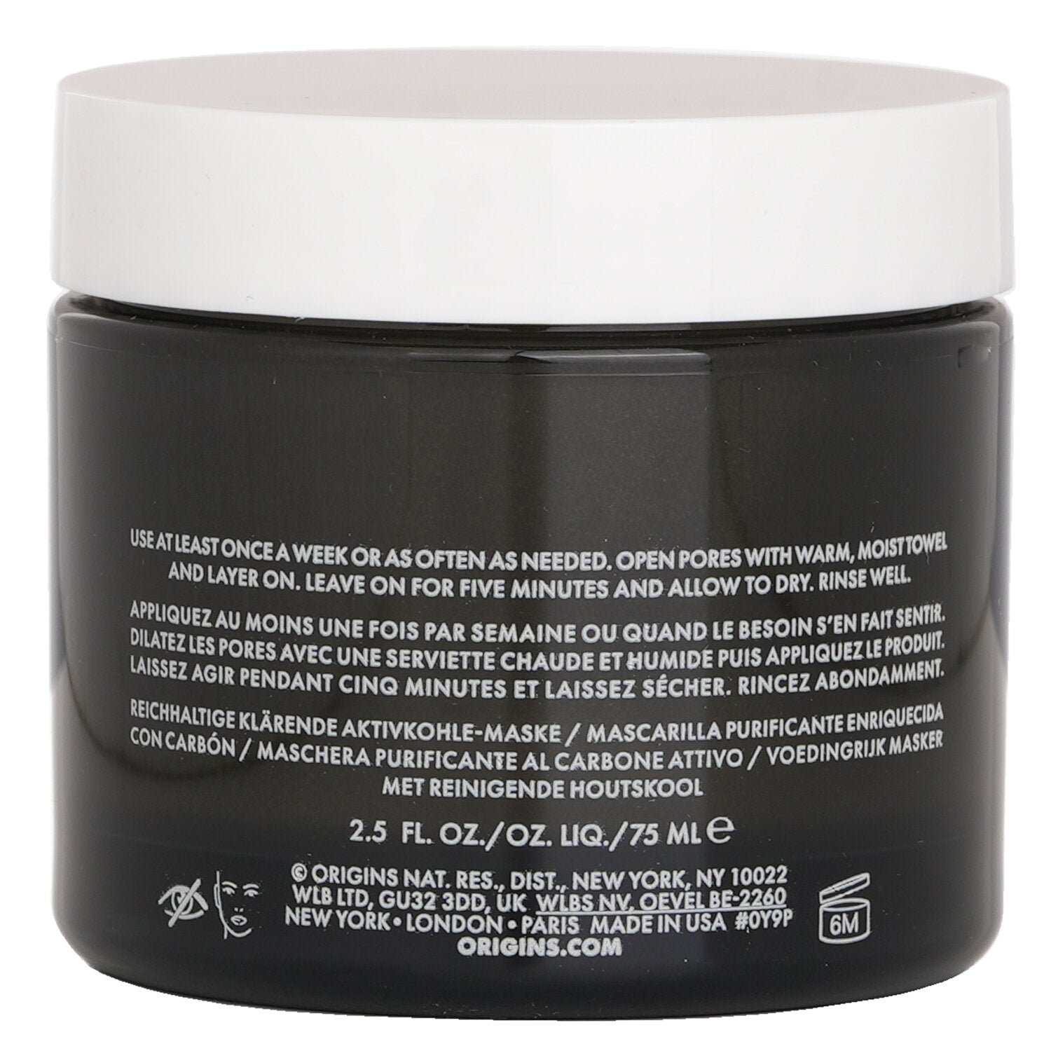 Clear Improvement Rich Purifying Charcoal Mask من Origins - صورة 3