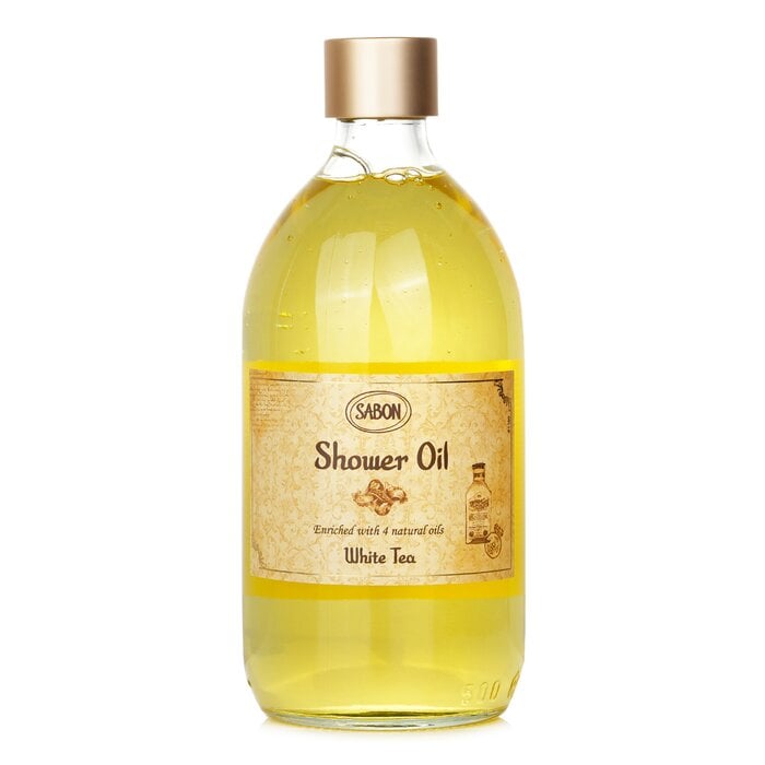 Shower Oil - White Tea 500ml/17.59oz by Sabon - Image 1