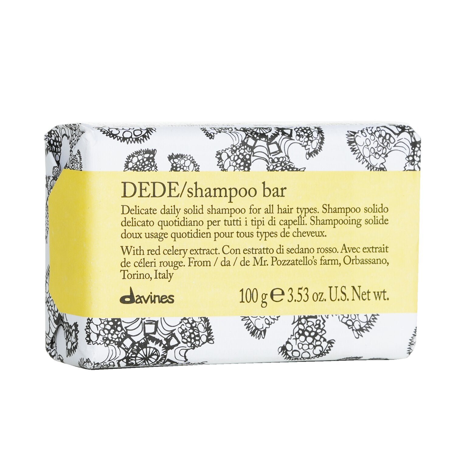 Dede Shampoo Bar (For All Hair Types) by Davines - Image 2