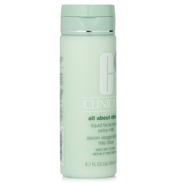 صابون سائل للوجه All About Clean لطيف جداً - للبشرة الجافة إلى الجافة جداً 200ml/6.7oz من Clinique - صورة 2