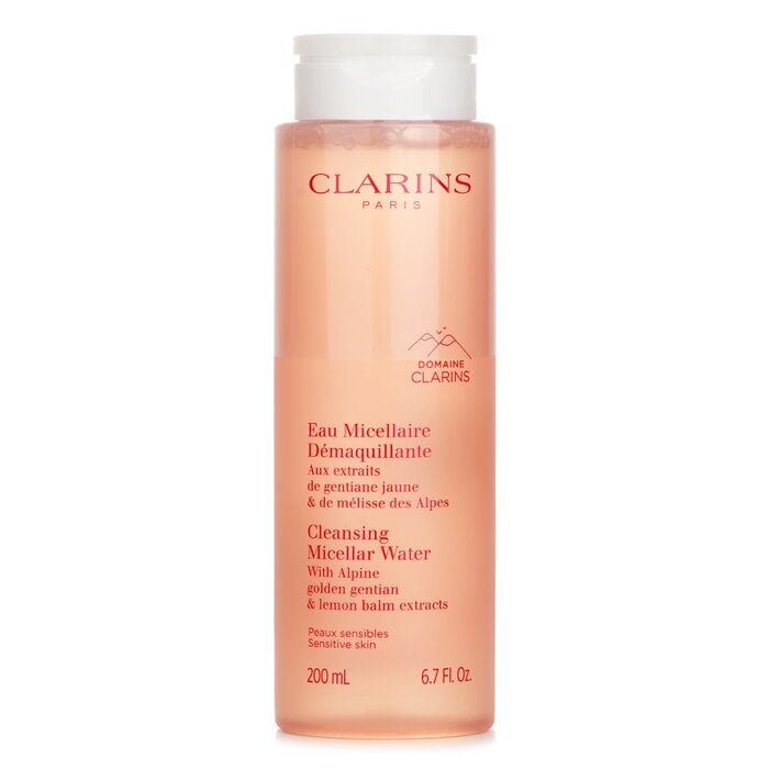 Cleansing Micellar Water with Alpine Golden Gentian & Lemon Balm Extracts - Sensitive Skin(Random Packaging) 200ml/6.7oz by Clarins - Image 1