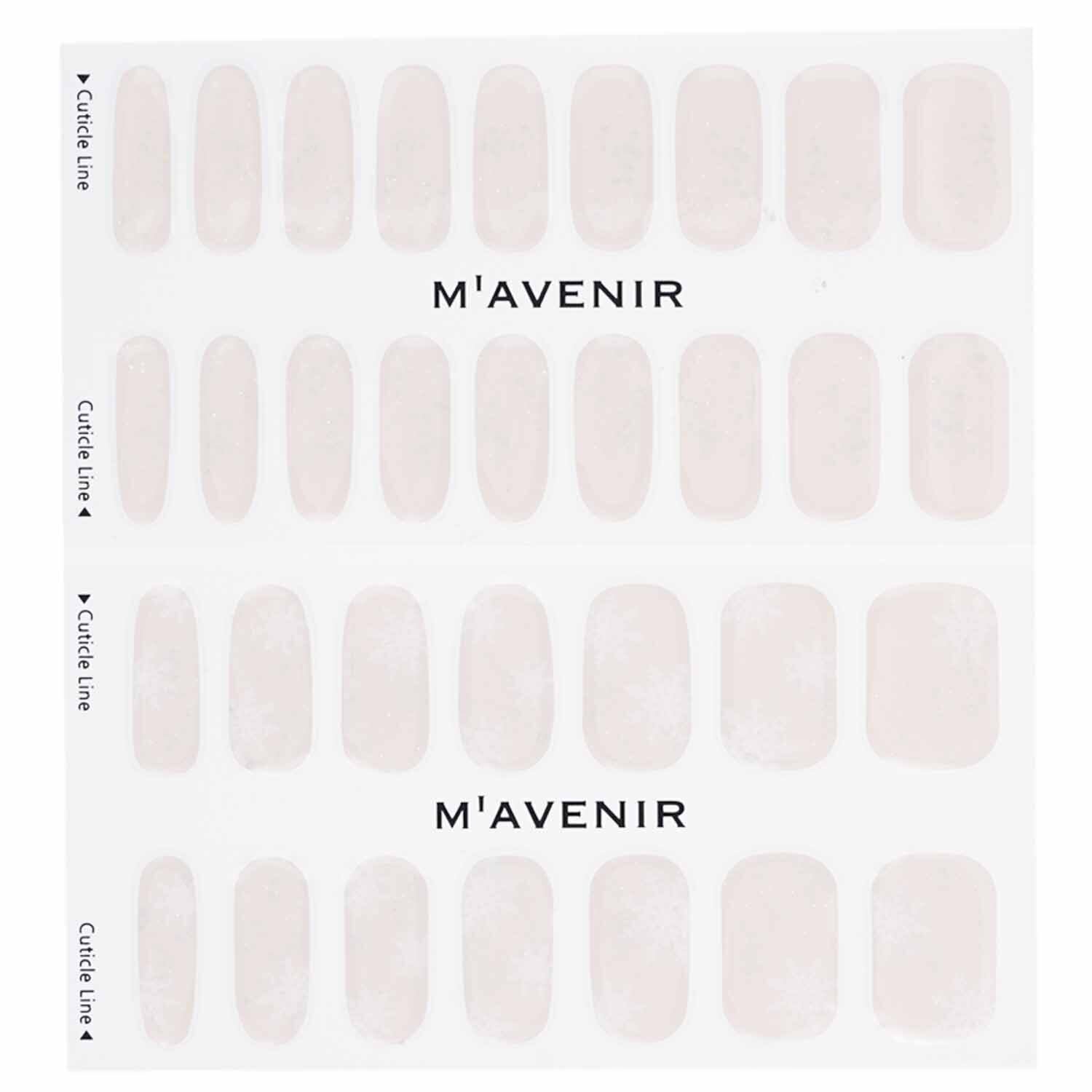 Nail Sticker (White) - # Snow Blooming Nail by Mavenir - Image 2