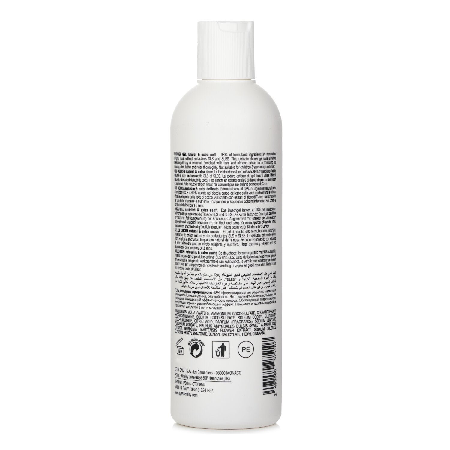 Biolab Tiarè & Almond Shower Gel من Alyssa Ashley - صورة 3