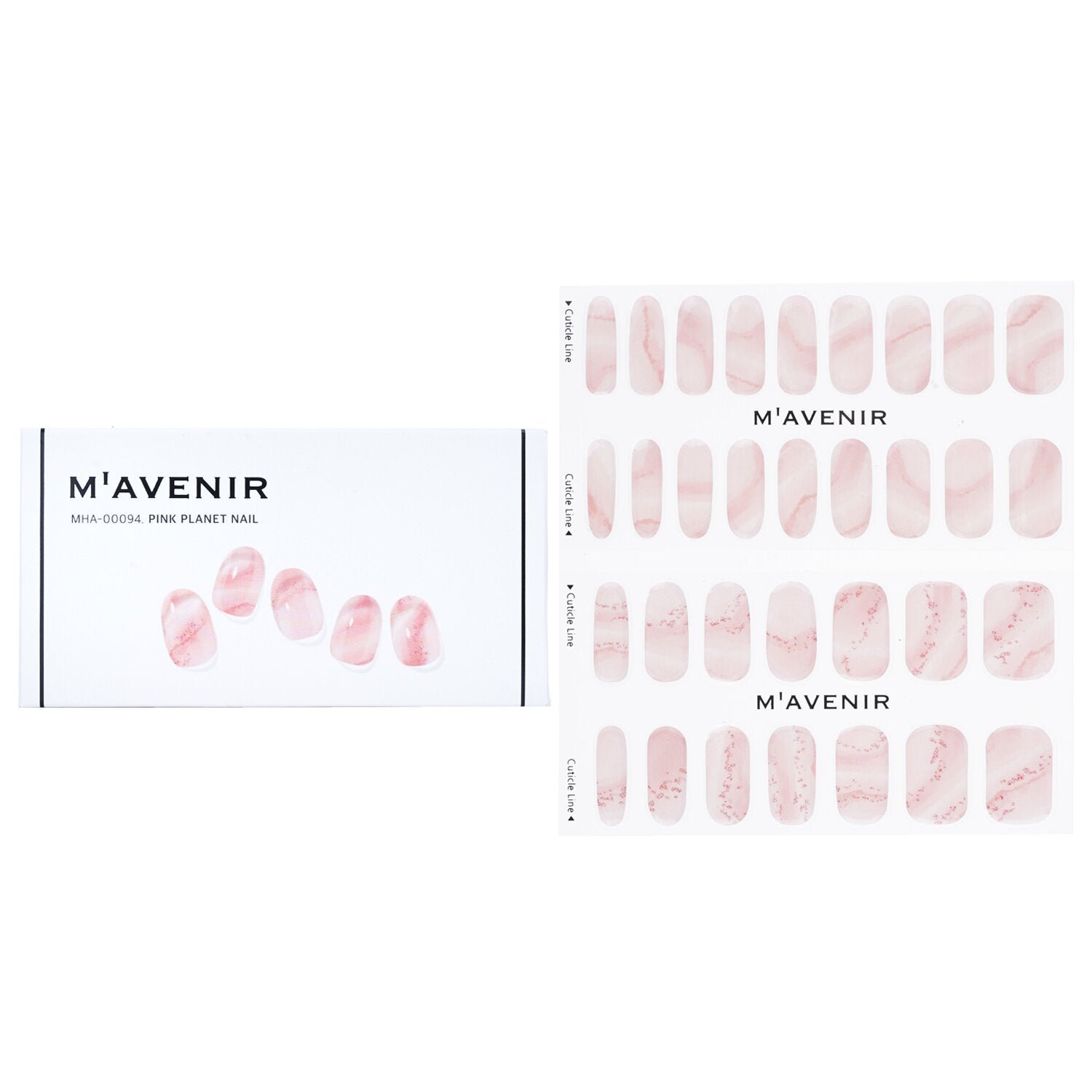 ملصق الأظافر (وردي) - # Pink Planet Nail من Mavenir - صورة 1