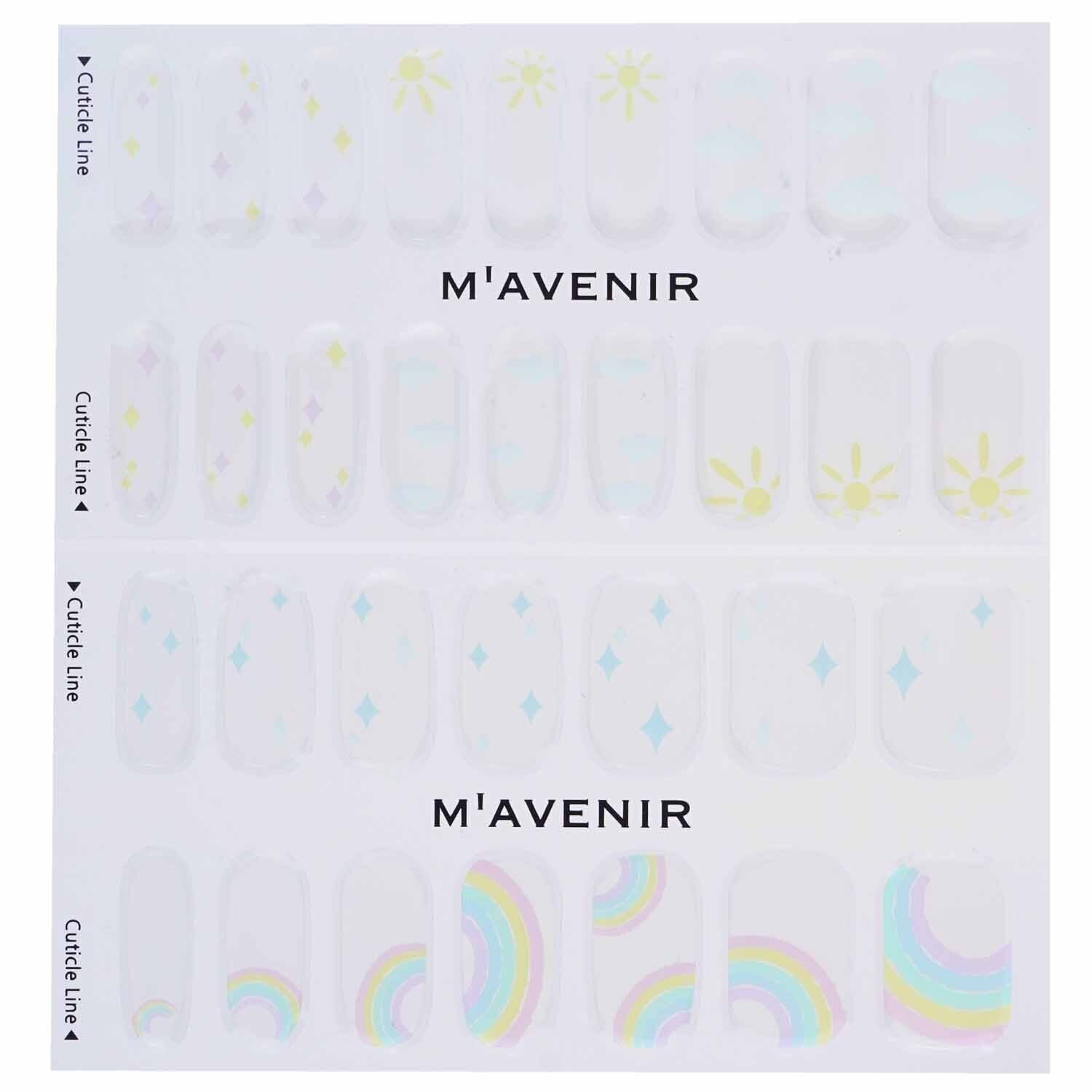 ملصق الأظافر (أبيض) - # Happy Sunny Day Nail من Mavenir - صورة 2