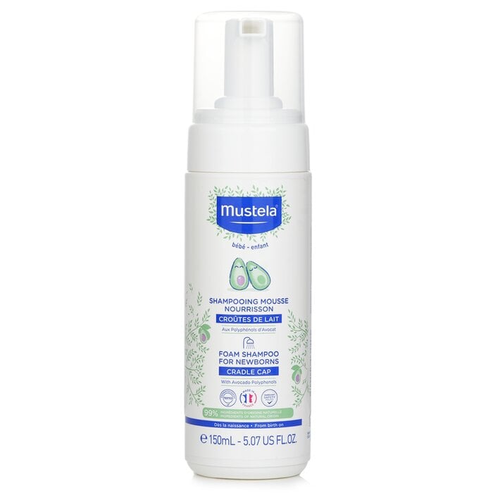 Foam Shampoo For Newborns 150ml/5.07oz by Mustela - Image 1