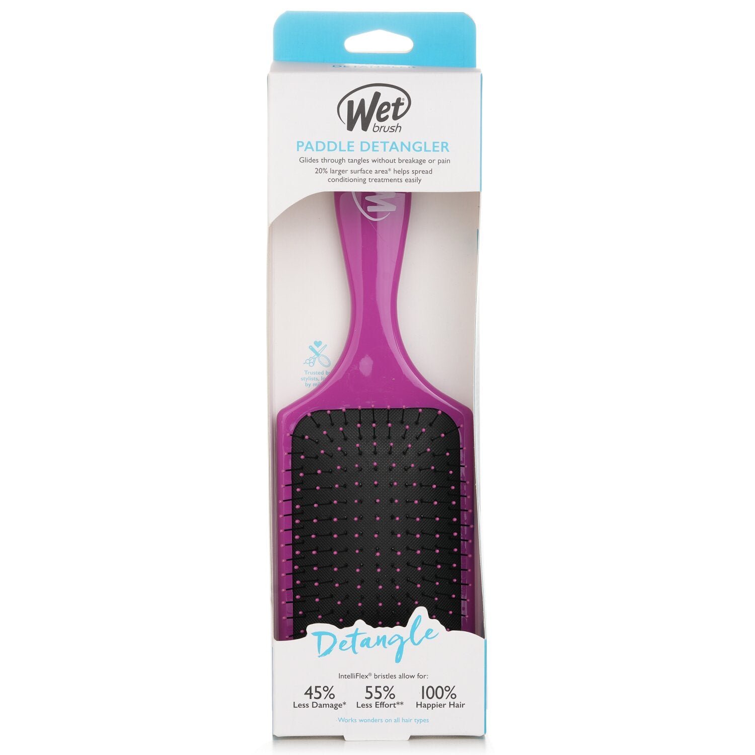 Paddle Detangler - # Purple by Wet Brush - Image 1