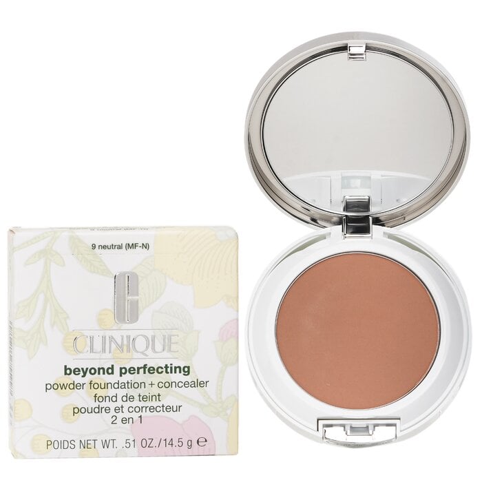 Beyond Perfecting Powder Foundation + Concealer - # 09 Neutral (MF-N) 14.5g/0.51oz by Clinique - Image 2