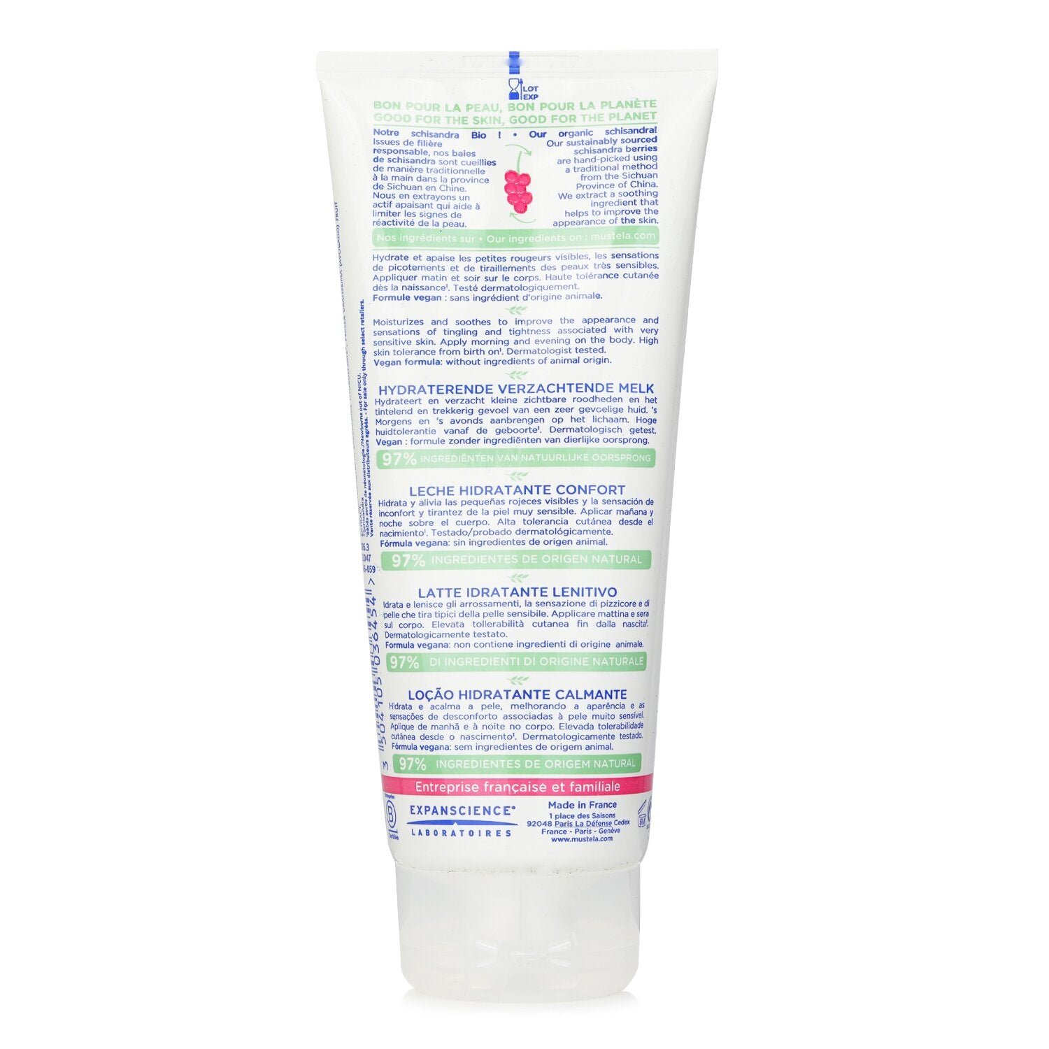 غسول مرطب مسكن - للبشرة الحساسة جداً من Mustela - صورة 3