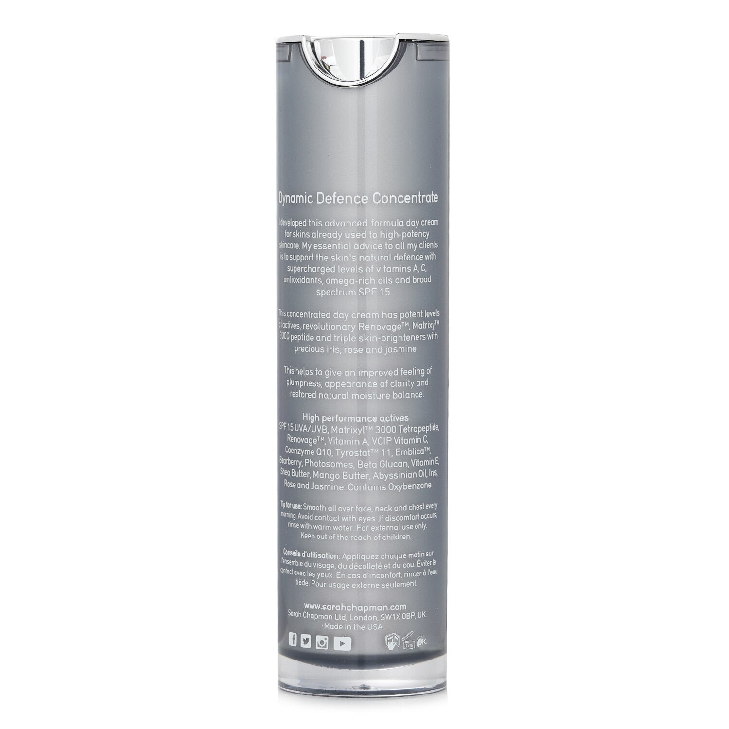 Skinesis Dynamic Defence Concentrate Intensive Day cream with SPF15 من Sarah Chapman - صورة 3