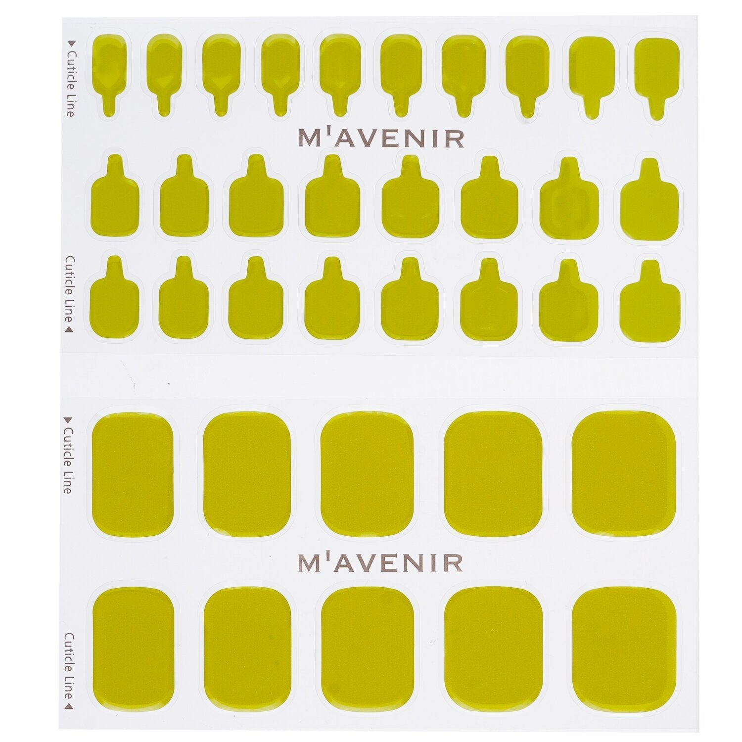 Nail Sticker (Green) - # Extra Olive Pedi by Mavenir - Image 2