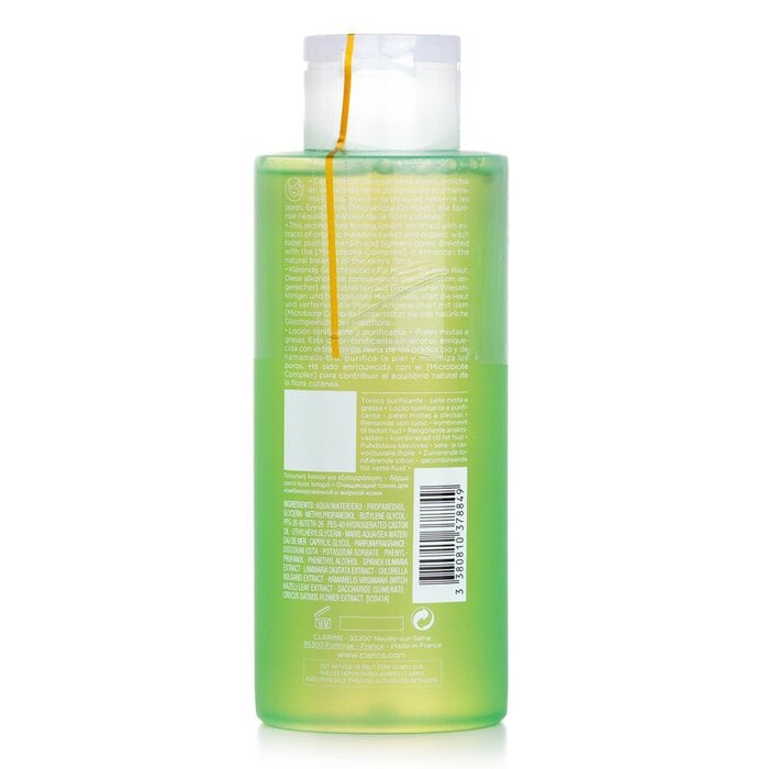 غسول موحد مرطب بالمرج ومستخلص زهر الزعفران - للبشرة المختلطة إلى الزيتية 400ml/13.5oz من Clarins - صورة 3
