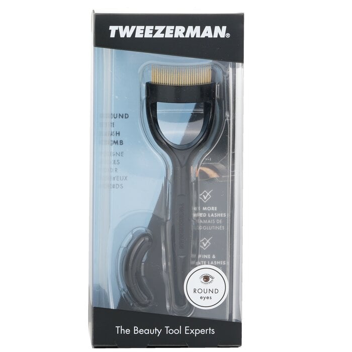 Round eye Lashcomb 1056-R 1pc by Tweezerman - Image 1