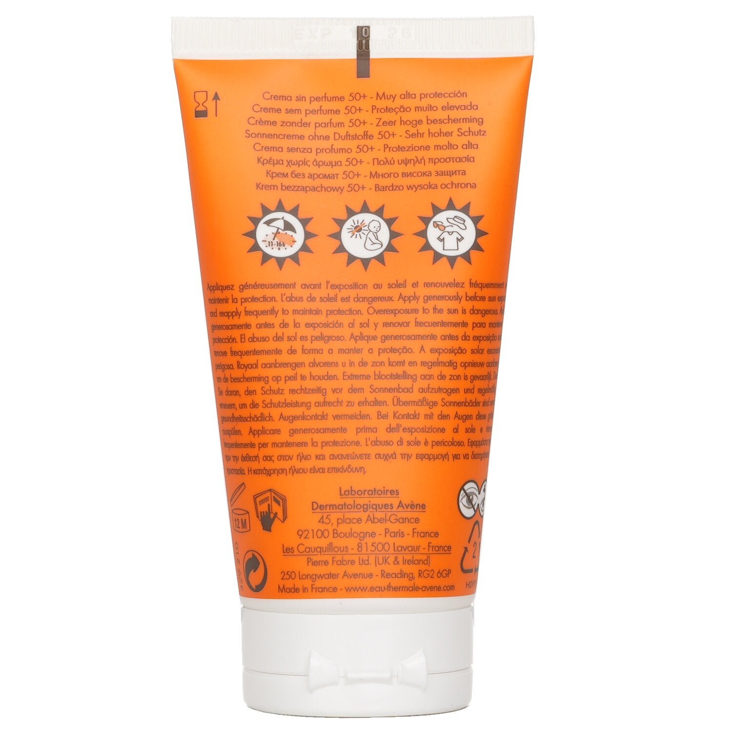 Very High Protection Fragrance-Free Cream SPF50+ - For Dry Sensitive Skin by Avene - Image 3