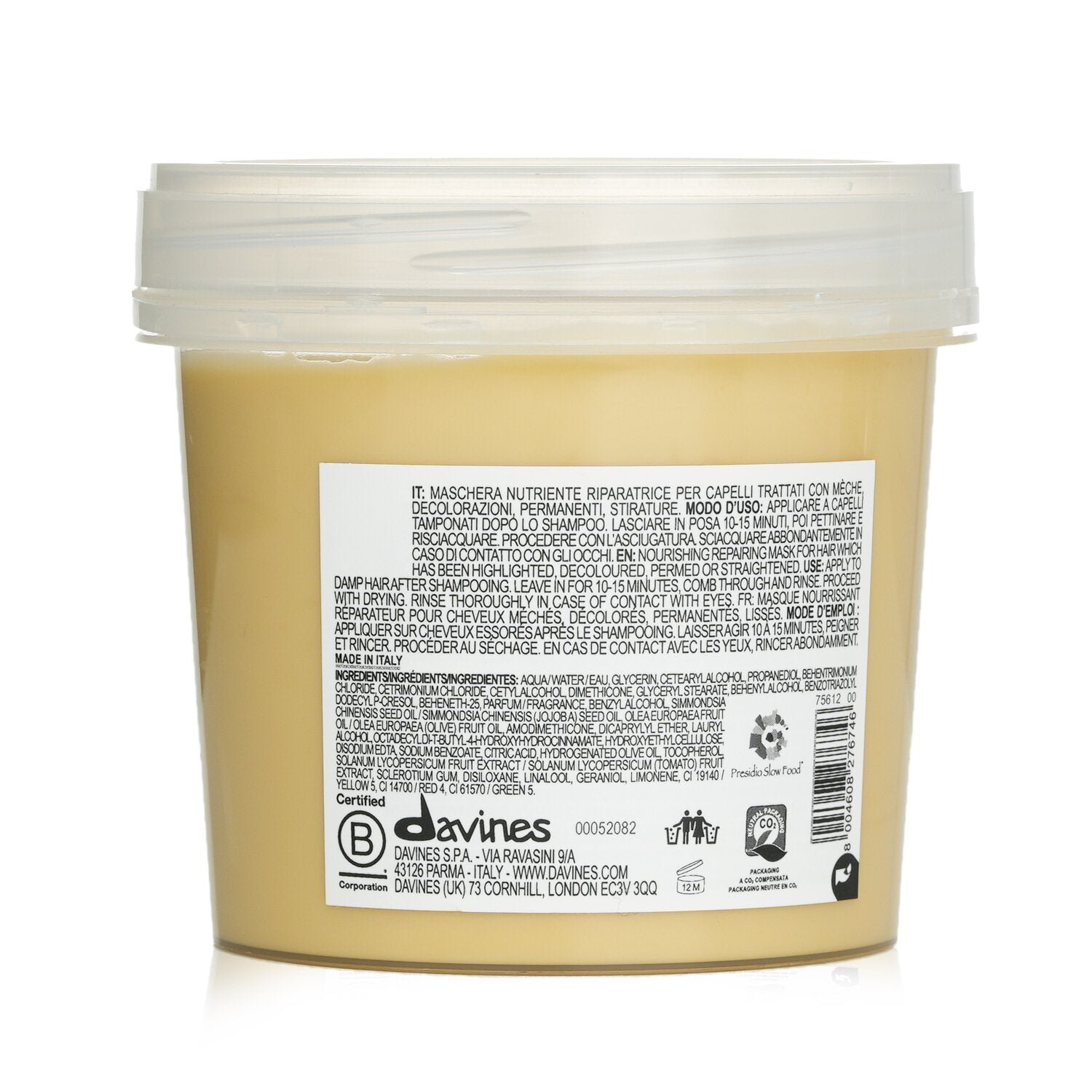 Nounou Hair Mask (For Highly Processed or Brittle Hair) by Davines - Image 3