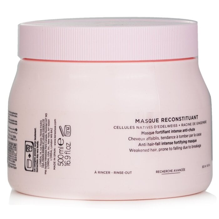Genesis Masque Reconstituant Anti Hair-Fall Intense Fortifying Masque (Weakened Hair, Prone To Falling Due To Breakage) 500ml/16.9oz by Kerastase - Image 3