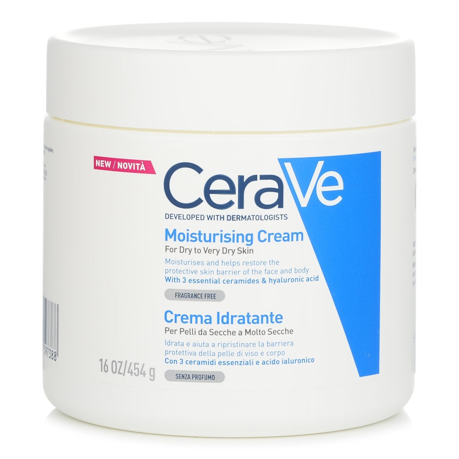 Moisturising Cream For Dry to Very Dry Skin (US/EU Random Packing Pick) by CeraVe - Image 1