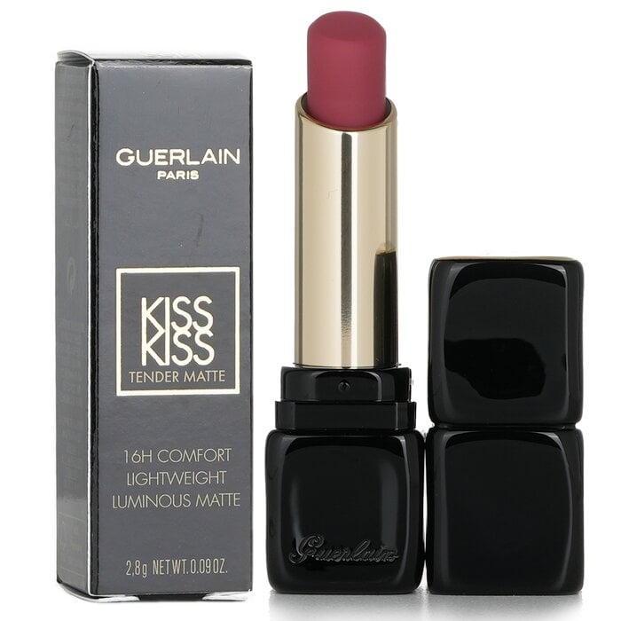 أحمر شفاه غير لامع Kisskiss Tender - # 530 Dreamy Rose 2.8g/0.09oz من Guerlain - صورة 2