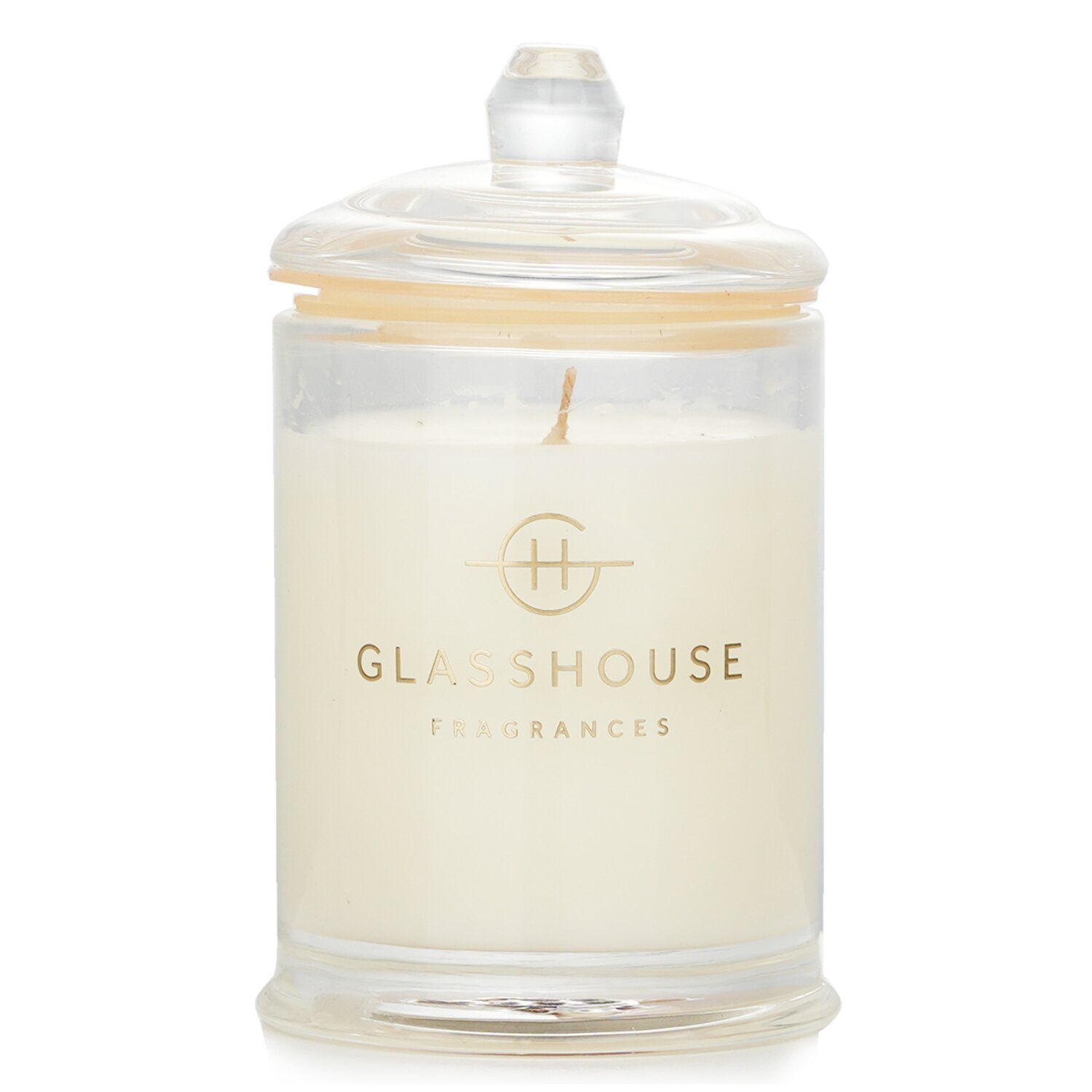 شمع صويا معطر ثلاثي - Forever Florence (عود الصليب البري والزنبق) من Glasshouse - صورة 1