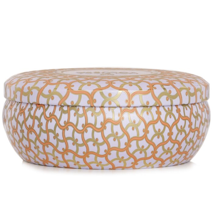 شمع قصدير مزخرف مع 3 فتائل - Italian Bellini 340g/12oz من فولوسبا - صورة 3