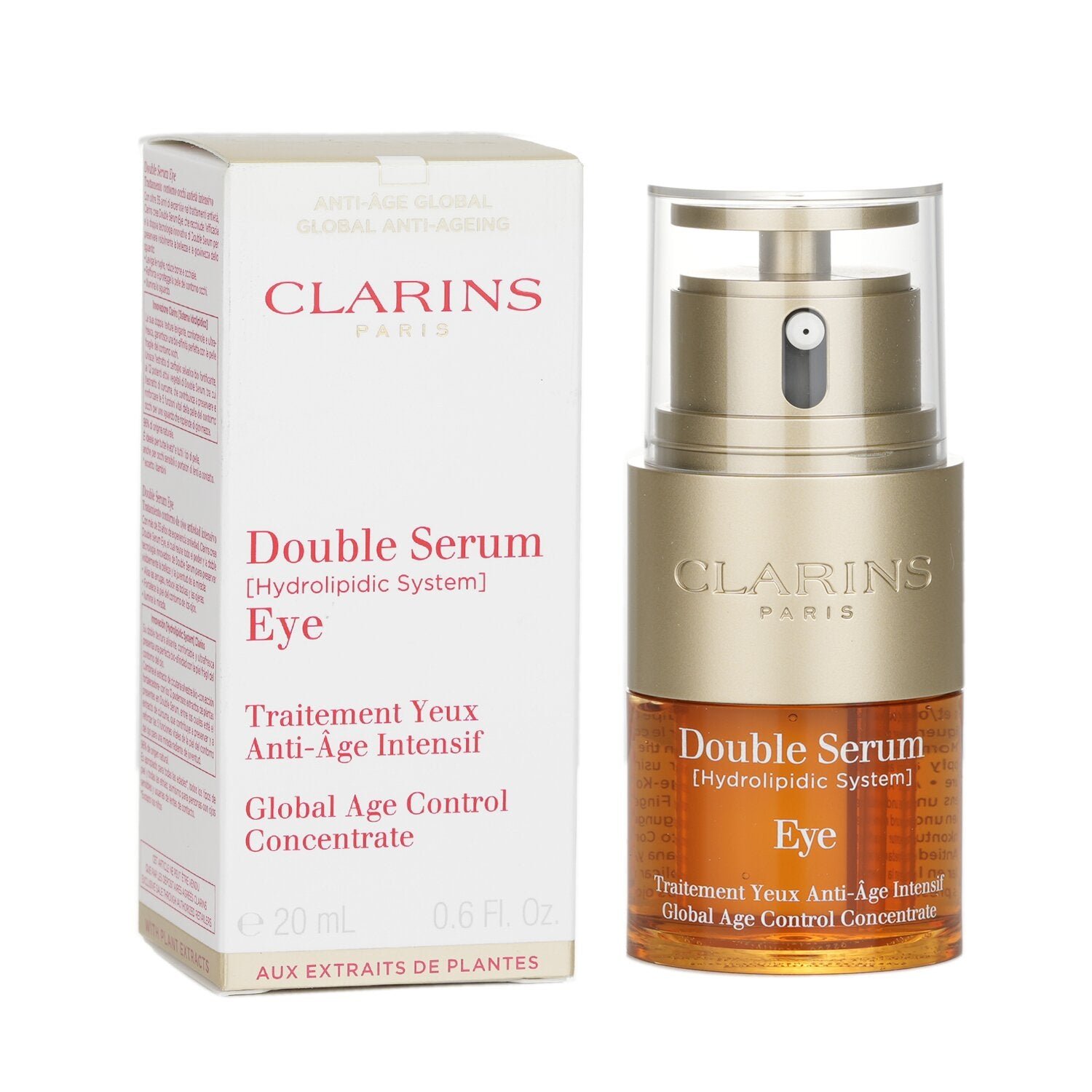 سيرم مركز ثنائي للعيون (نظام Hydrolipidic) مضاد لآثار التقدم بالسن من Clarins - صورة 2