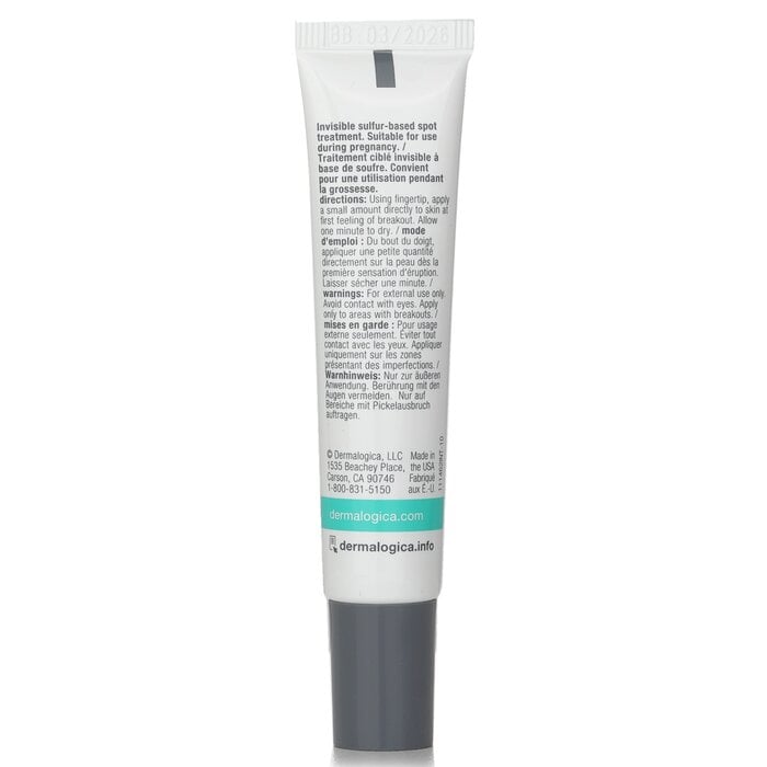 رقعة سائلة للبثور العميقة (ة البشرة ميدي ب 31 OCT 2026) 15ml/0.5oz من Dermalogica - صورة 3