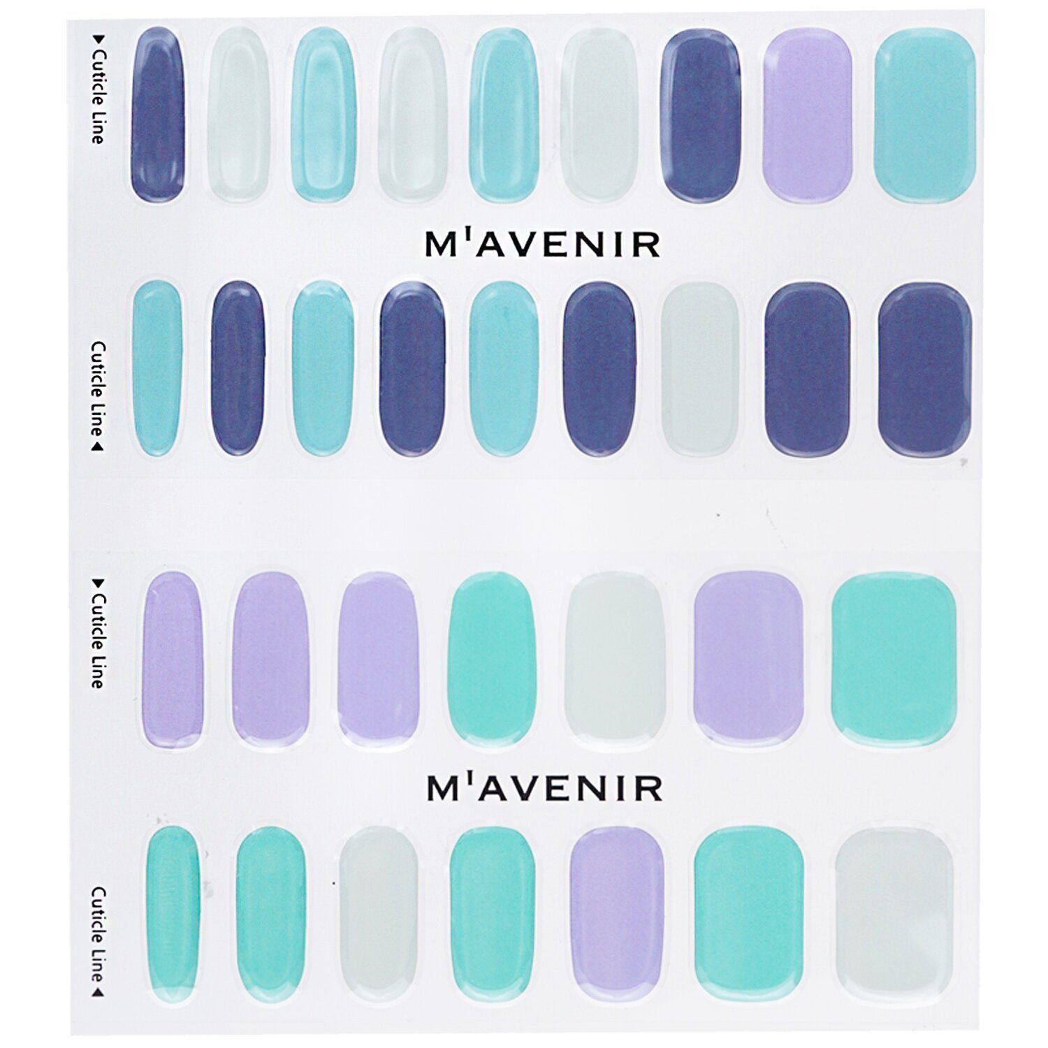 ملصق أظافر (أزرق) - # Mint Berry Me Nail من Mavenir - صورة 2