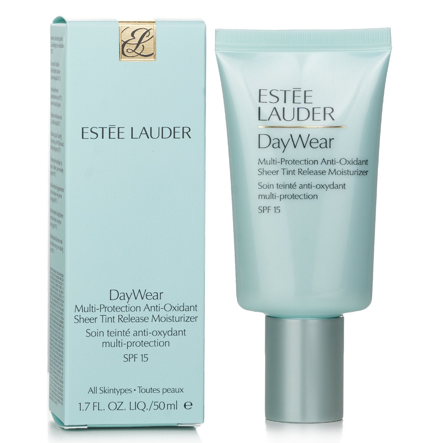 مرطب متطور متعدد الوقاية مضاد للأكسدة نهاري شفاف خفيف اللون SPF 15 من Estee Lauder - صورة 2