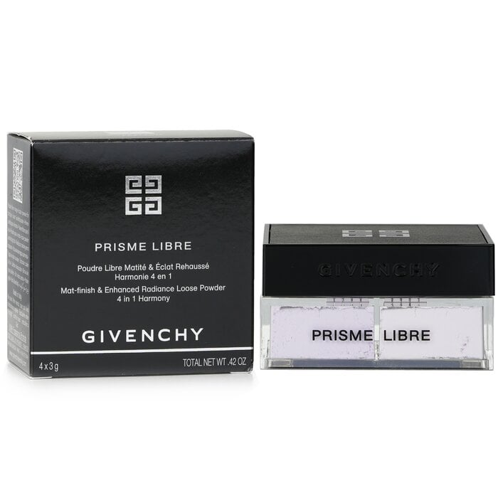 بودرة حرة لتعزيز الإشراقة للمسة نهائية غير لامعة للسفر Prisme Libre - # Mousseline Pastel 4x3g/0.105oz من Givenchy - صورة 2