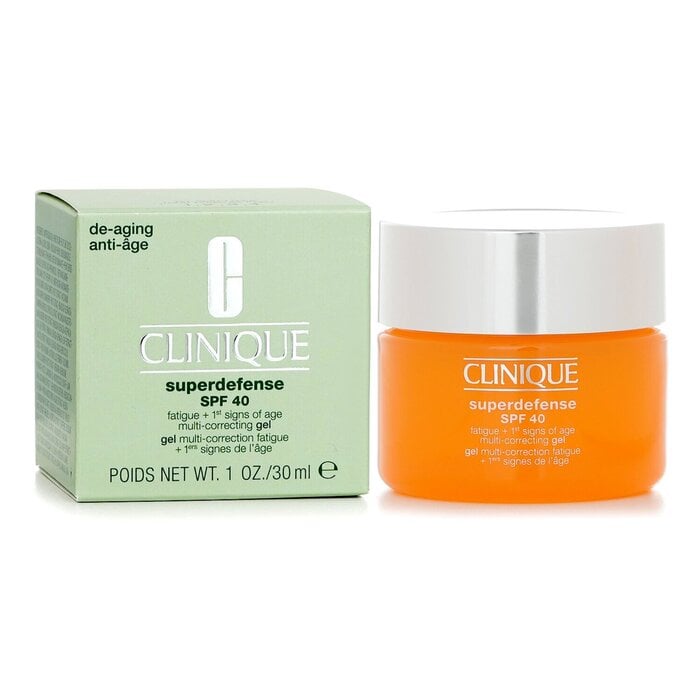 Superdefense SPF 40 Fatigue + 1st Signs Of Age Multi-Correcting Gel 30ml/1oz by Clinique - Image 2