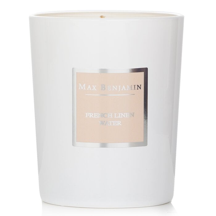 Candle - French Linen Water 190g/6.5oz by Max Benjamin - Image 1