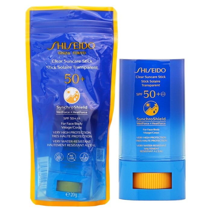 Clear Suncare Stick SPF 50+ UVA - For Face/Body (Very High Protection & Very Water-Resistant) 20g/0.7oz by Shiseido - Image 2