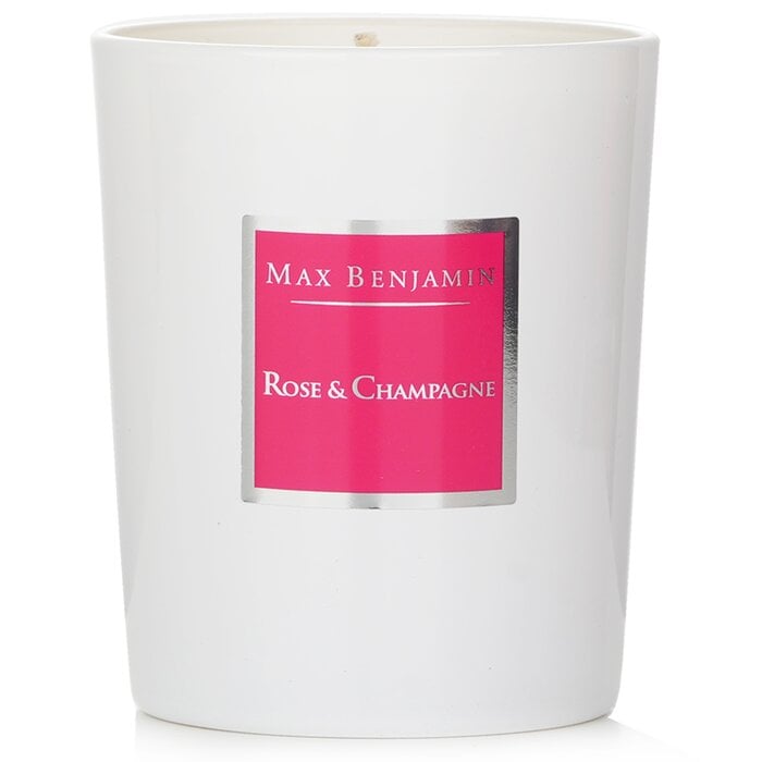 Candle - Rose & Champagne 190g/6.5oz by Max Benjamin - Image 1
