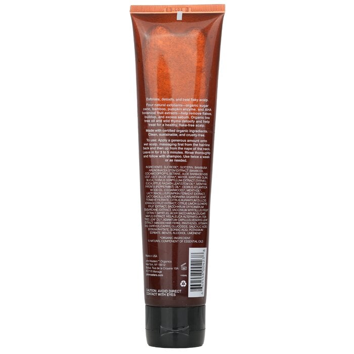 مقشر لتقشير فروة الرأس بقصب السكر وزيت شجرة الشاي 180g/6.3oz من John Masters Organics - صورة 3