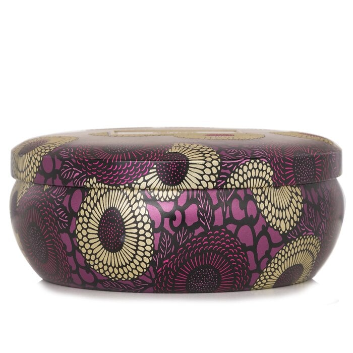 3 Wick Decorative Tin Candle - Santiago Huckleberry 340g/12oz by Voluspa - Image 3