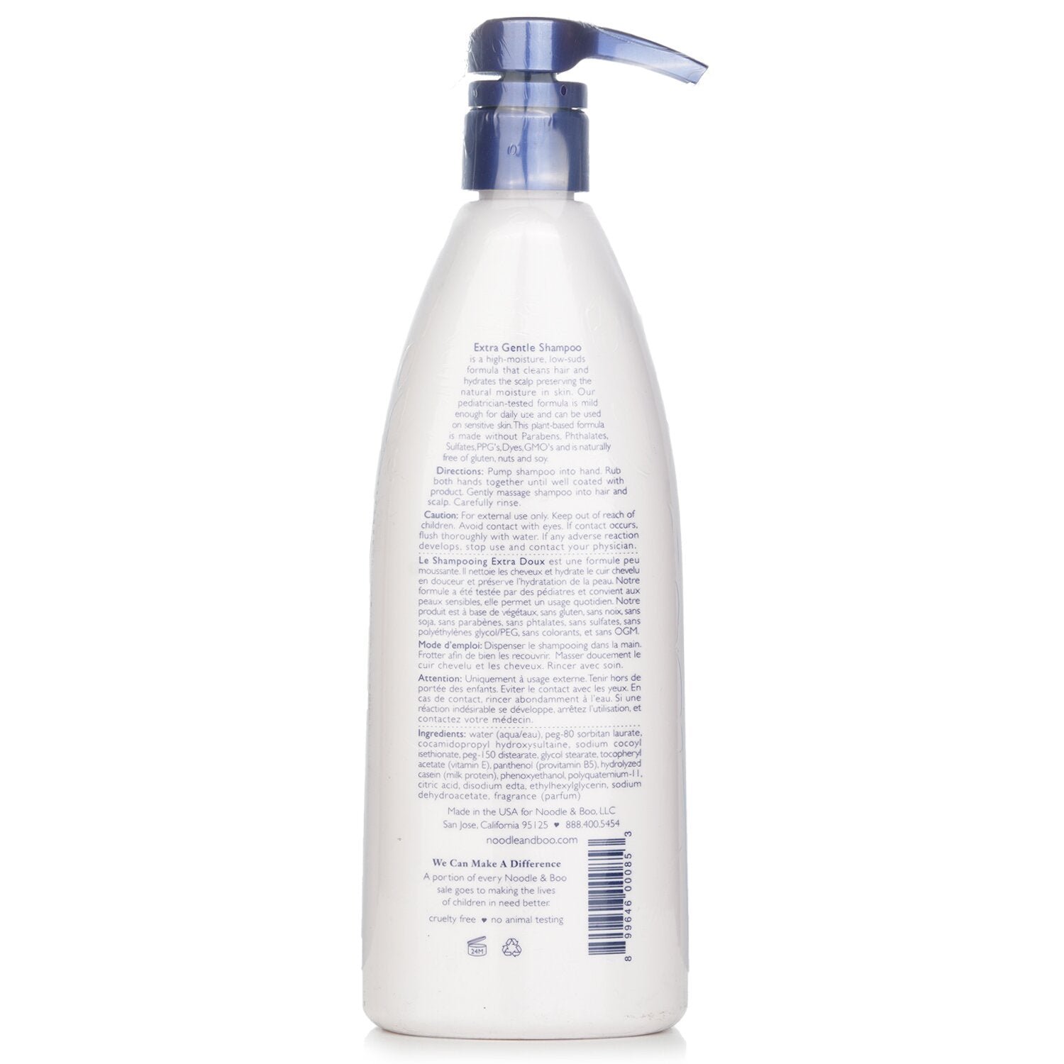 Extra Gentle Shampoo (For Sensitive Scalps and Delicate Hair) by Noodle & Boo - Image 3