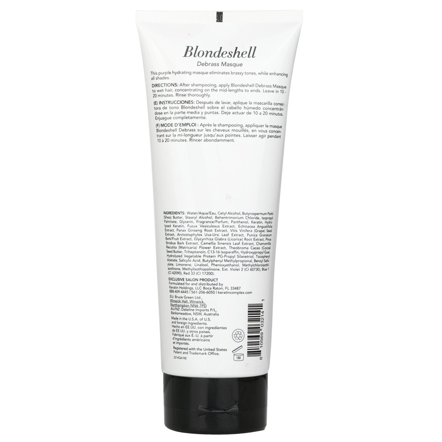 ماسك Blondeshell Debrass من Keratin Complex - صورة 3