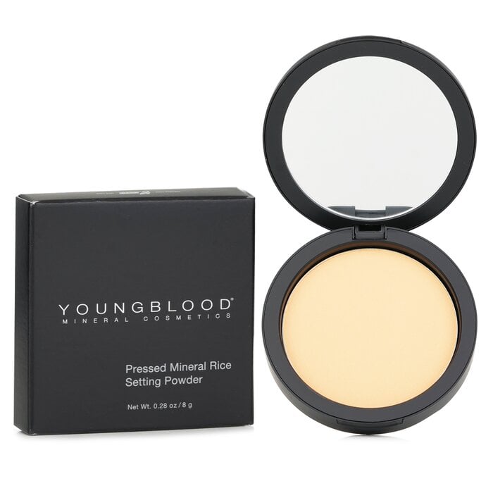 بودرة مضغوطة معدنية بالأرز Foundation & Powder by Youngblood - Image 2