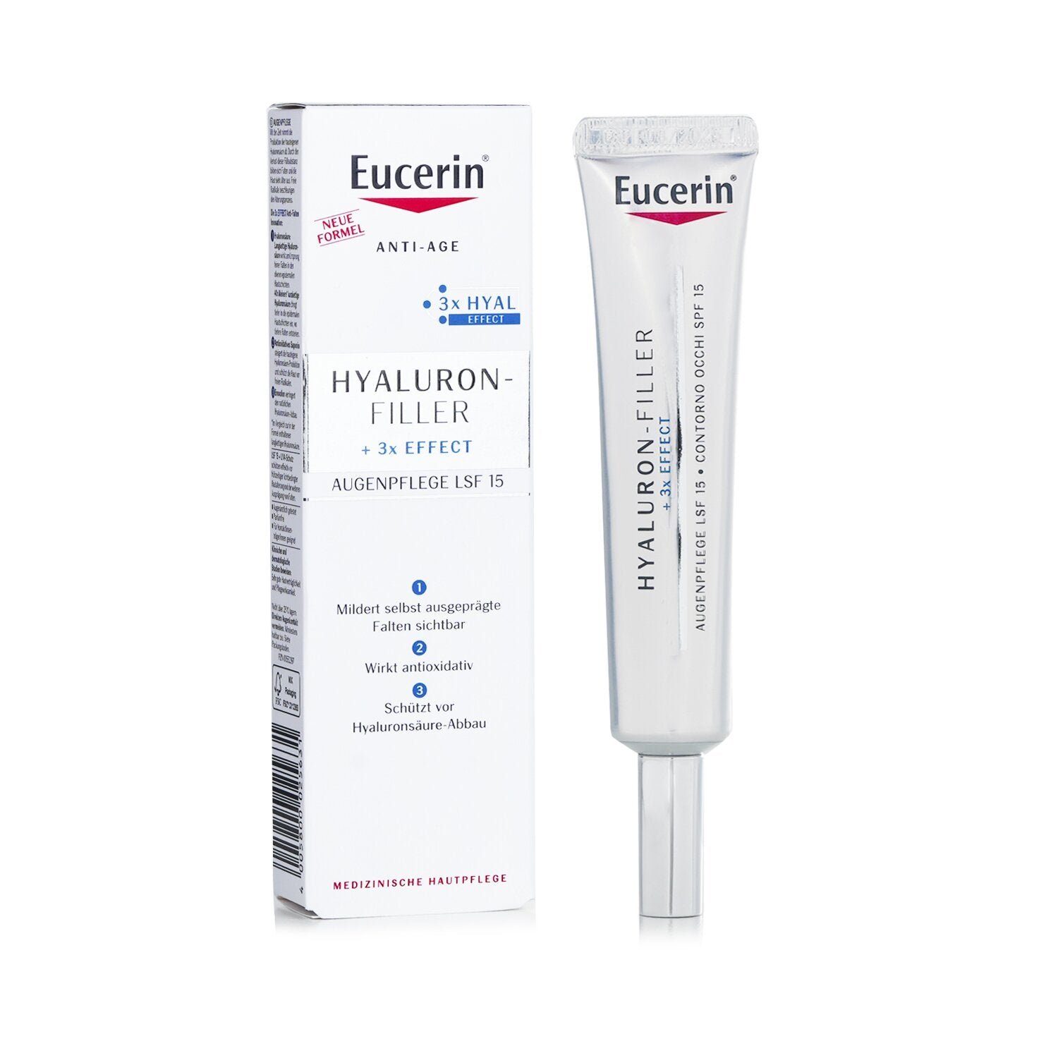 Anti Age Hyaluron Filler + 3x Effect Contorno Occhi SPF15 by Eucerin - Image 2